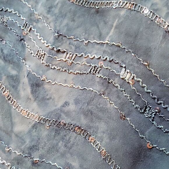 NEW 2X CATHERINE'S GREEN BLACK SEQUIN 3/4 SLEEVE HOLIDAY TUNIC TOP 22 24 NWT - Picture 10 of 11